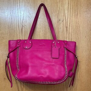 RARE PINK RUBY TATUM COACH TOTE